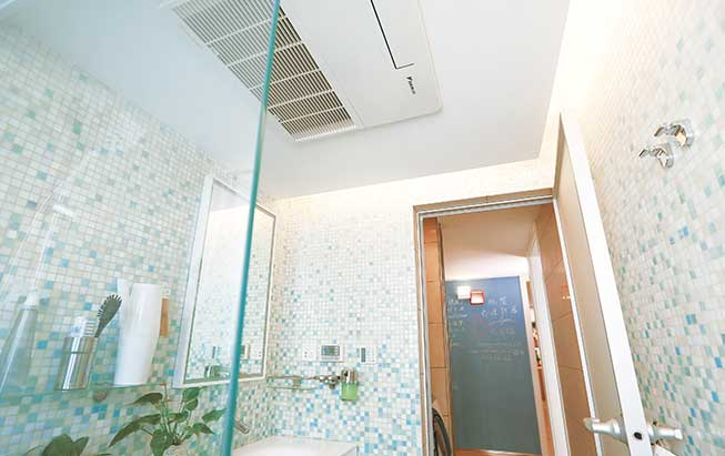 海口大金空调-打造卫浴冥想空间